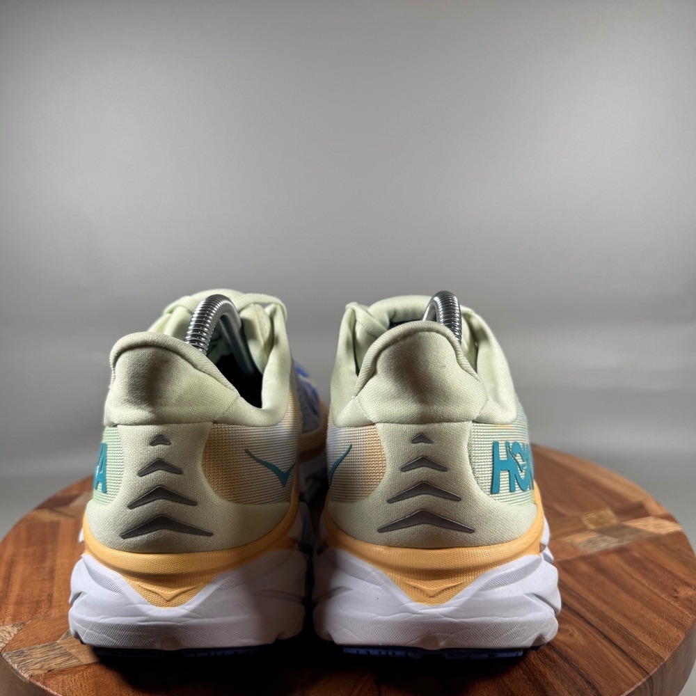HOKA ONE ONE Clifton 8 Together Blue Orange Running Shoes Mens 9D 1119393-TGT - Picture 4 of 8